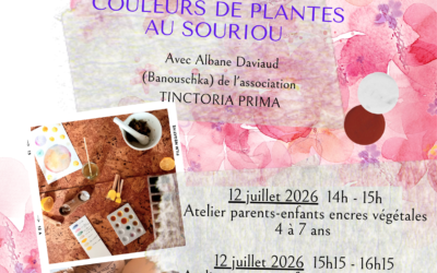 12 juillet – Atelier peinture encre végétale