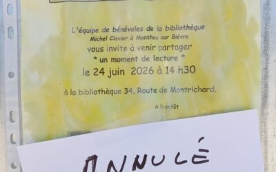 Bibliothèque – Fermeture exceptionnelle